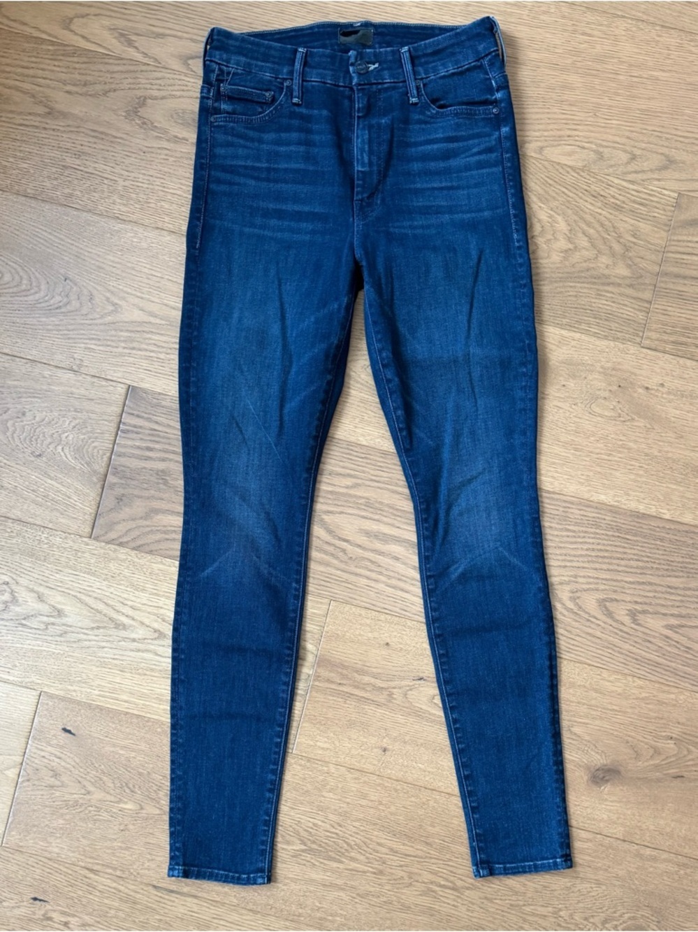 Mother High Waisted Looker - Skinny Jeans - Dark Blue Wash - Size 27 - EUC
